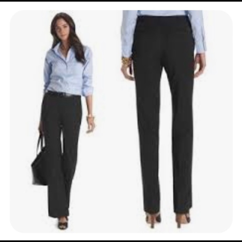 Brooks Brothers Caroline Fit Tollegno 1900 wool blend trousers